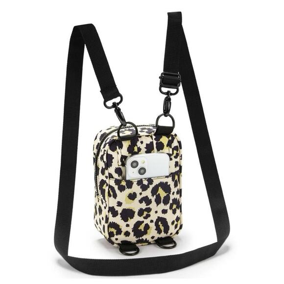 Vibe Festival Gear Crossbody Sling Bag for Women 4in1 from Recycled leopard - Picture 9 of 9